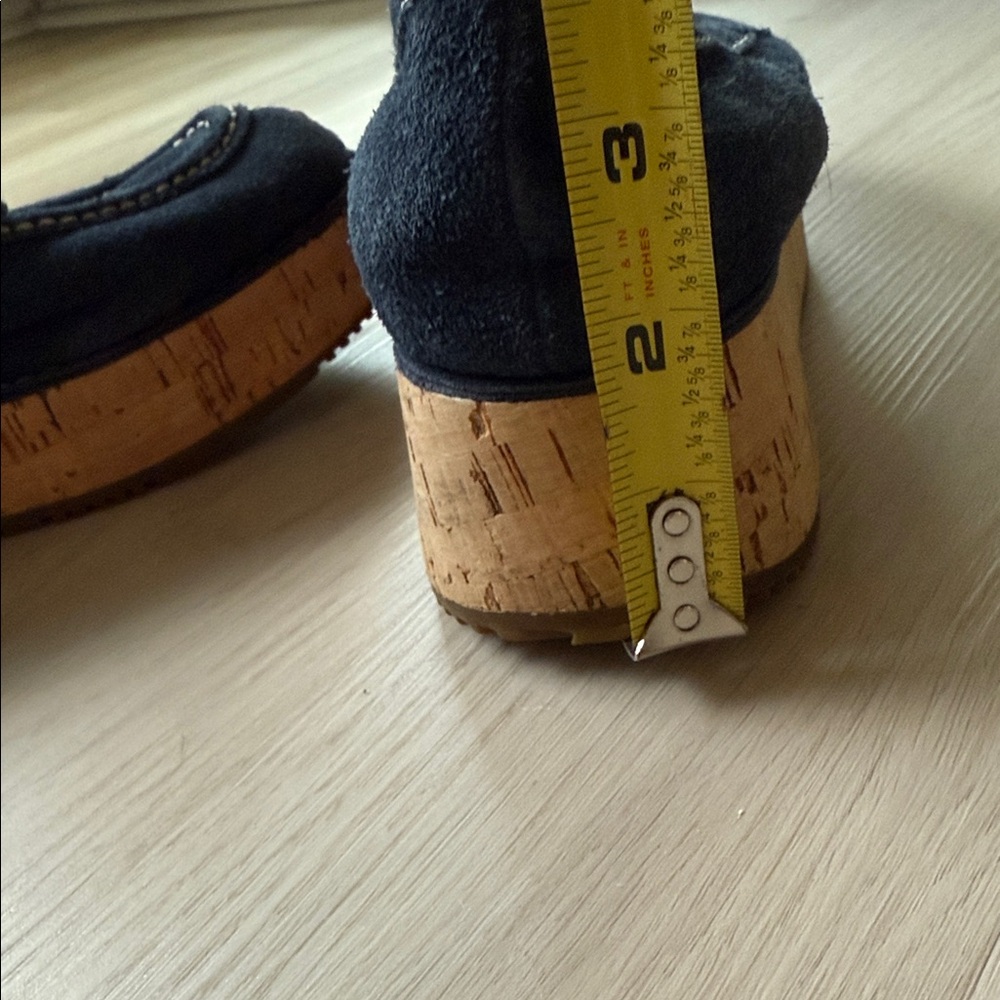 Prada Women's Navy Suede Loafers - Picture 9 of 13